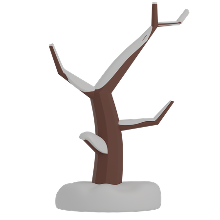 Dry Tree  3D Illustration