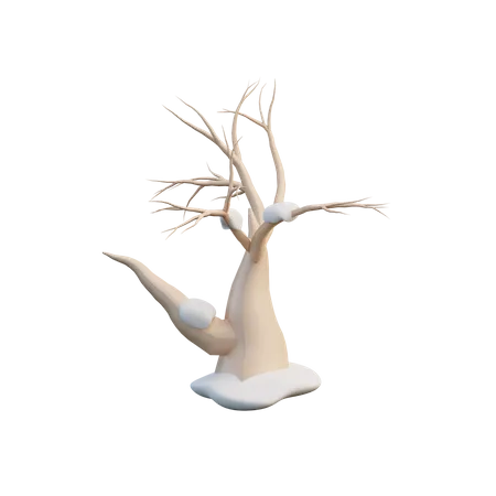 Dry Tree  3D Illustration