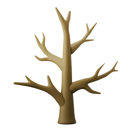 Dry Tree 3D Icon