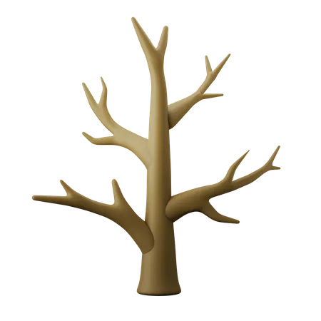 Dry Tree 3D Icon