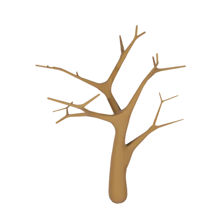 Dry Tree  3D Icon