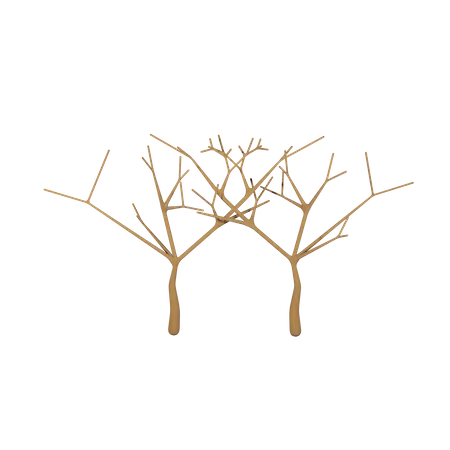 Dry White Bush  3D Icon