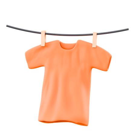 Drying Clothes  3D Icon