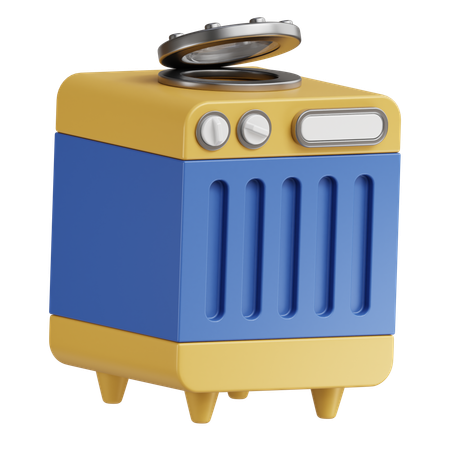 Drying Machine  3D Icon