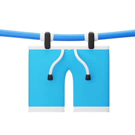 Drying Pant  3D Icon