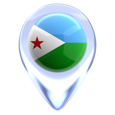 Dschibuti  3D Icon