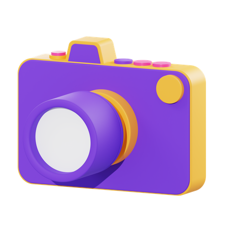 DSLR Camera  3D Illustration