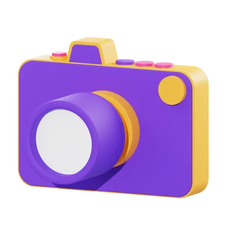 DSLR Camera  3D Illustration