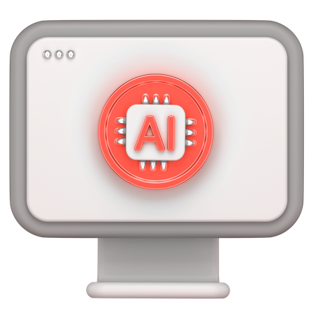 Du hast einen Computer  3D Icon