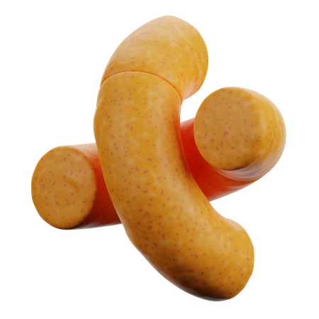 Dual Jelly Bean Shape  3D Icon