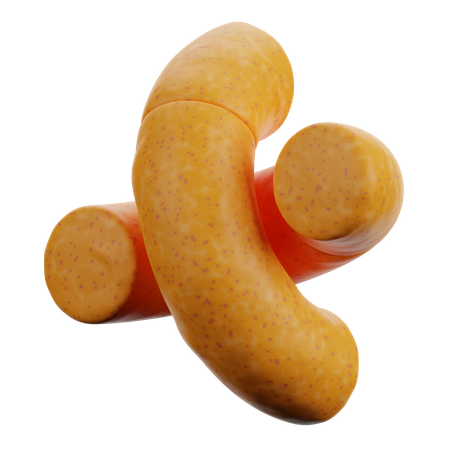 Dual Jelly Bean Shape  3D Icon