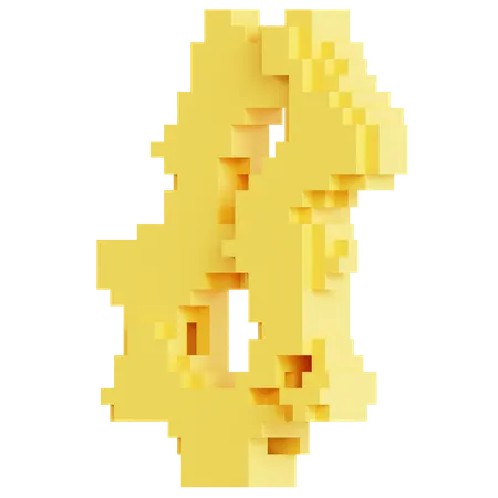 Dual Loop Voxel Mesh Model  3D Icon