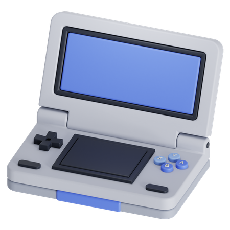 デュアルスクリーンハンドヘルド  3D Icon