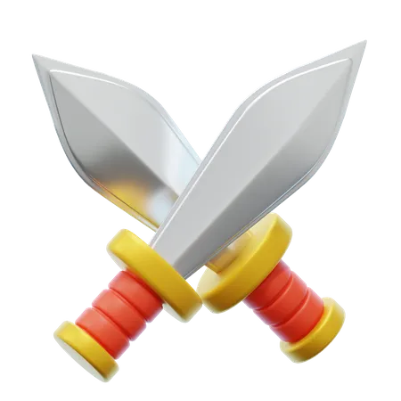 DUAL SWORD  3D Icon