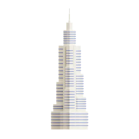 Dubai Skyline  3D Icon