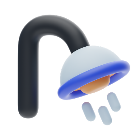 Ducha  3D Icon