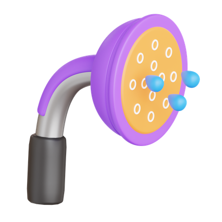 Ducha  3D Icon