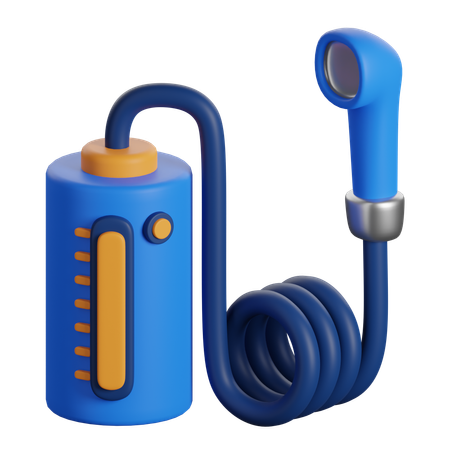 Ducha portatil  3D Icon