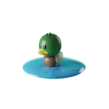 Duck  3D Illustration
