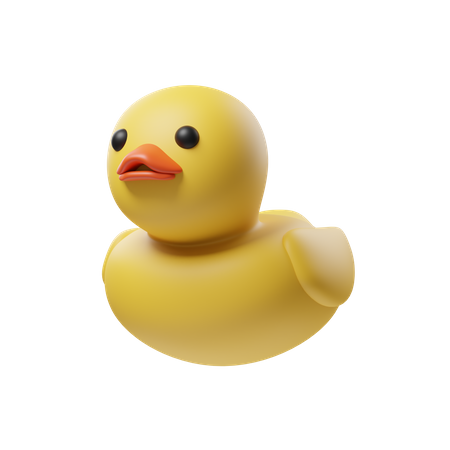 Duck 3D Illustration