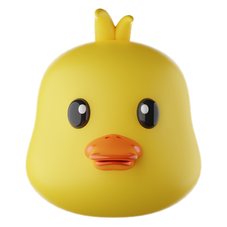 Duck Emoji  3D Icon