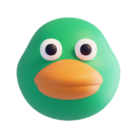 Duck Face  3D Icon