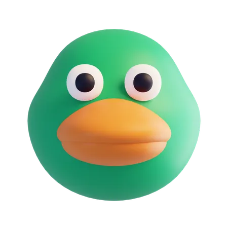 Duck Face  3D Icon