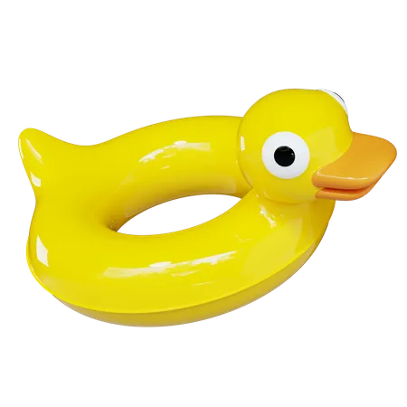 Duck Float  3D Illustration