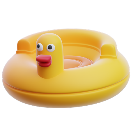 Duck Lifebuoy  3D Icon