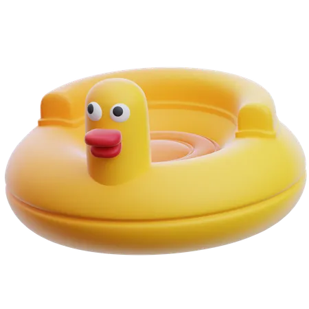 Duck Lifebuoy  3D Icon