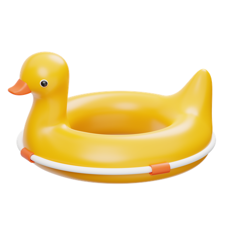 Duck Swim Ring  3D Icon