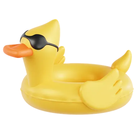 Duck Swim Ring  3D Icon