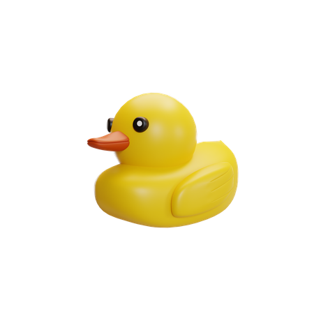 Duck Toy 3D Illustration