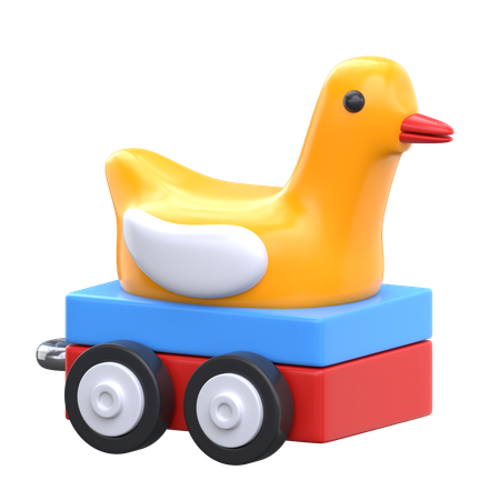 Duck Toy Car  3D Icon