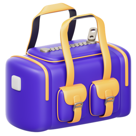 Duffel Bag  3D Icon