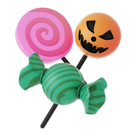 Dulce de Halloween  3D Icon