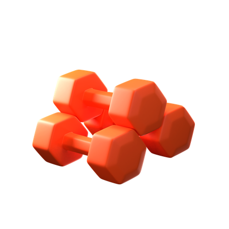 Dumbbell  3D Icon