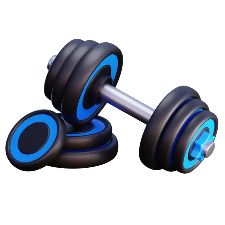 Dumbbell  3D Icon