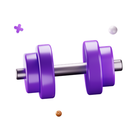 Dumbbell  3D Icon