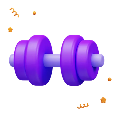 Dumbbell  3D Icon