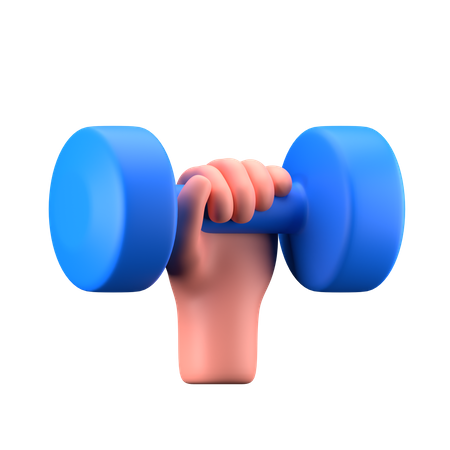 Dumbbell  3D Icon