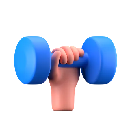 Dumbbell  3D Icon