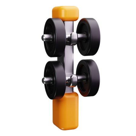 Dumbbell  3D Icon