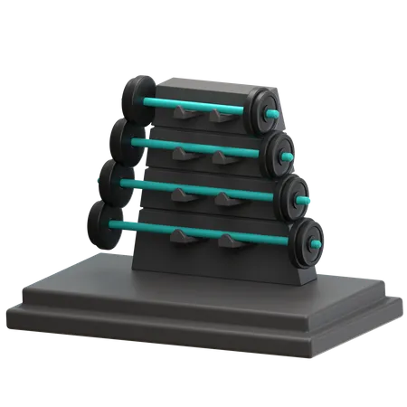 Dumbbell  3D Icon