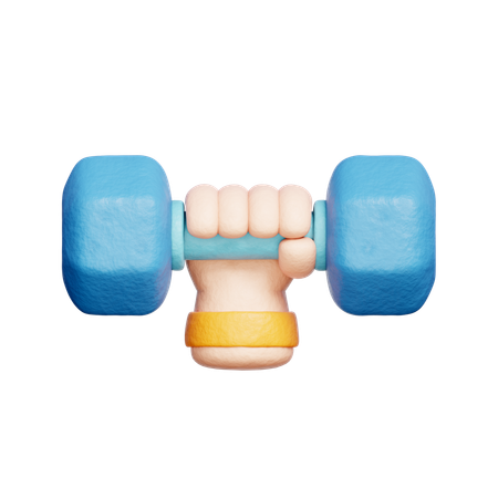 Dumbbell  3D Icon