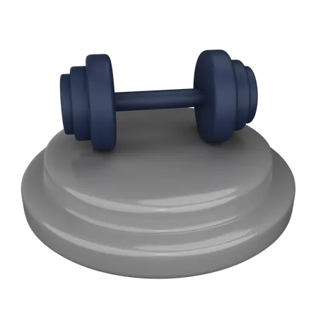 Dumbbell  3D Icon