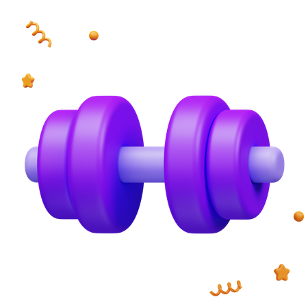 Dumbbell  3D Icon