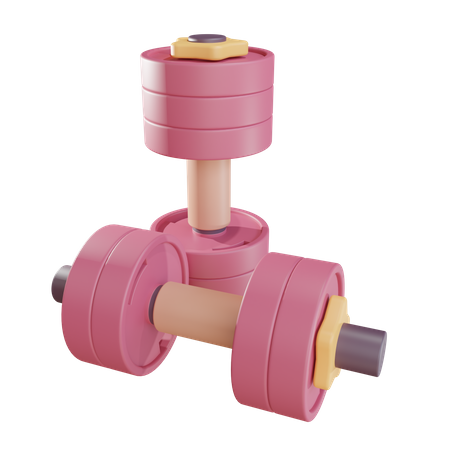 Dumbbell  3D Illustration