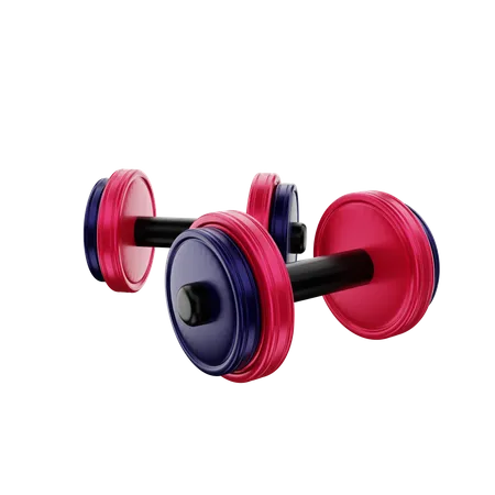 Dumbbell  3D Illustration