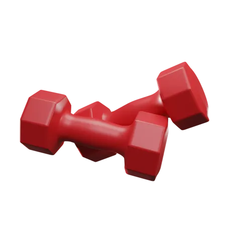 Dumbbell  3D Illustration